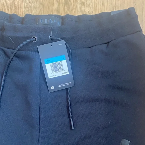 Jordan Black Joggers with Purple Accent - Picture 3 of 3